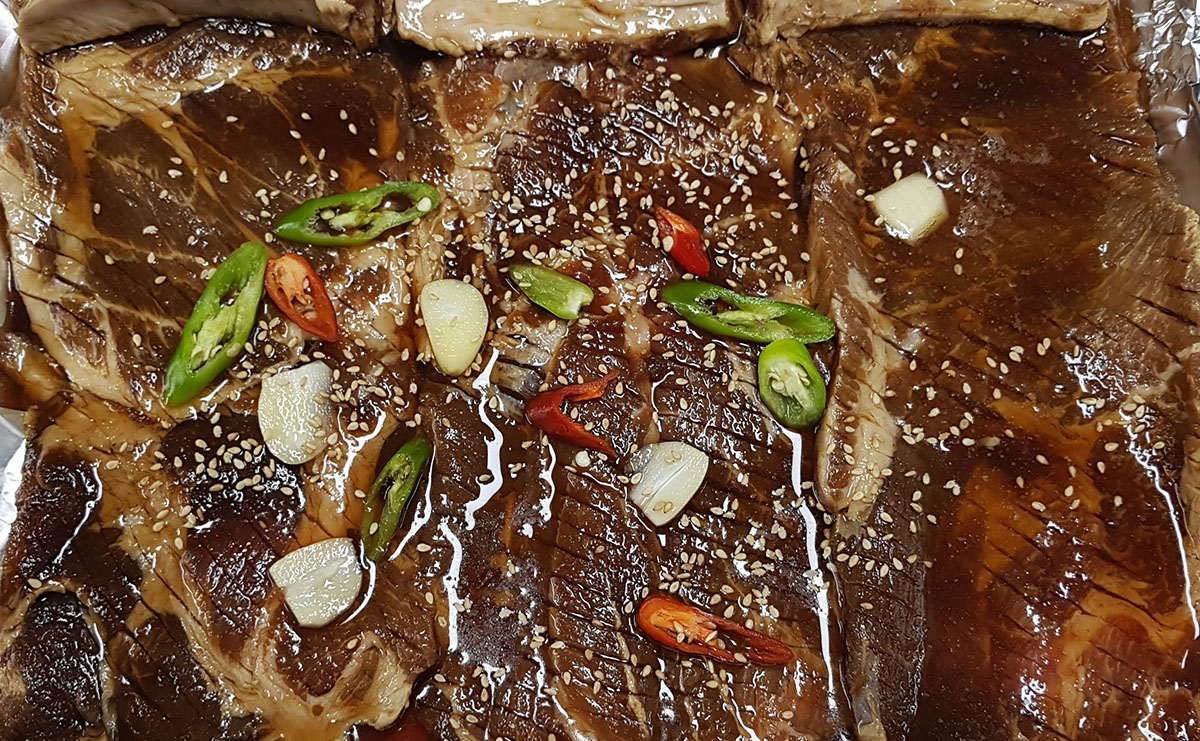 돼지양념 왕갈비구이